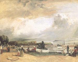 Richard Parkes Bonington The Parterre d'Eau at Versailles (mk05)